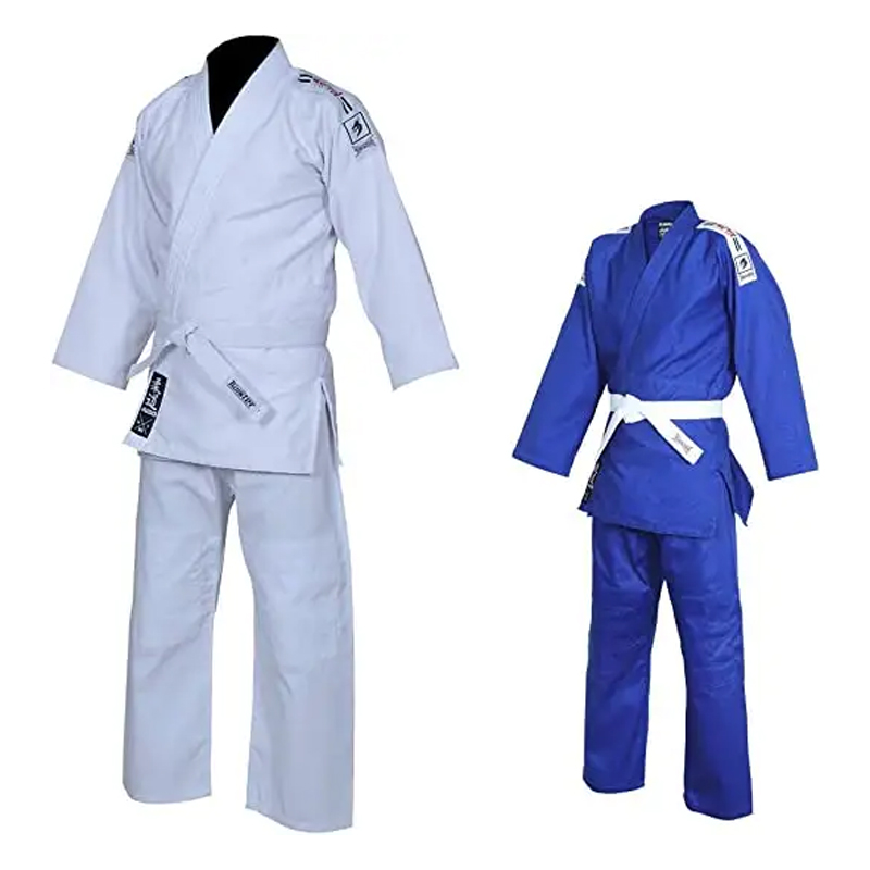Chine Fournisseur de gros uniformes premium bjj kimono bjj gi jiu jitsu gi blue judo gi,